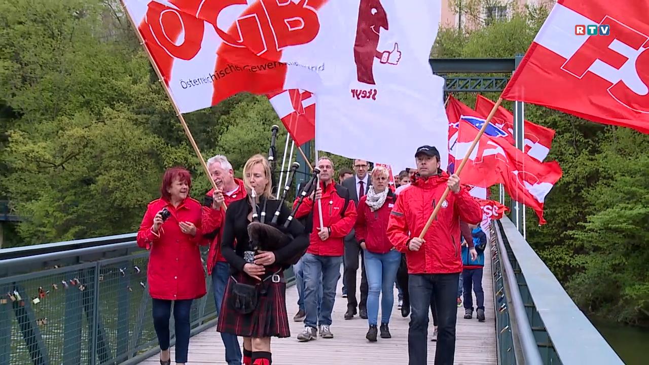 Die 1 Mai Kundgebung der SPÖ