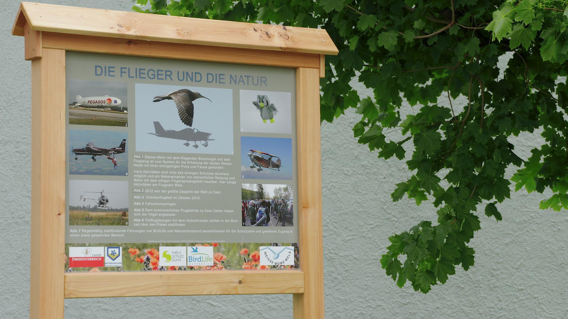 Eröffnungsfeier Naturlehrpfad Flugplatz Welser Heide